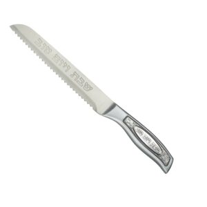 Cuchillo de acero inoxidable con placa Para Shabat y Festividades 32 cm