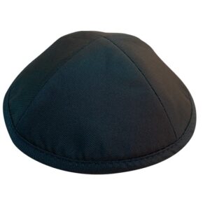 Kippa elegante azul oscuro 19 cm